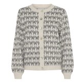 ICHI ( Dame ) - ICHI - IHBRIELLE CA3 | CARDIGAN OATMEAL BLACK