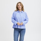 Pulz Jeans ( Dame )  - PULZ - PZMAIKEN LS SHIRT | SKJORTE MARINA BLUE