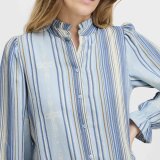 Pulz Jeans ( Dame )  - PULZ - PZTIONA SHIRT | SKJORTE KENTUCKY BLUE