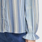 Pulz Jeans ( Dame )  - PULZ - PZTIONA SHIRT | SKJORTE KENTUCKY BLUE