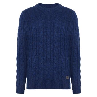 Signal - Signal - Amin cable pullover | Strik Mid Blue Melange