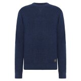 Signal - Signal - Andy structure pullover | Strik Mid Bue Melange