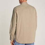 Tommy Hilfiger  - Tommy Hilfiger - GMD twill solid shirt | Skjorte Sandalwood