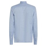 Tommy Hilfiger  - Tommy Hilfiger - Brushed linen solid shirt | Skjorte Shirt Blue