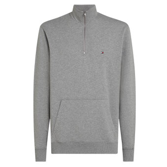 Tommy Hilfiger  - Tommy Hilfiger - Essential Terry half zip | Sweatshirt Grey Heather