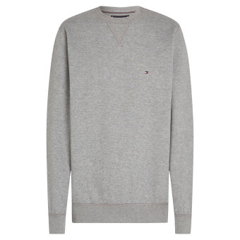 Tommy Hilfiger  - Tommy Hilfiger - Essential fleece crew neck | sweatshirt Grey Heather