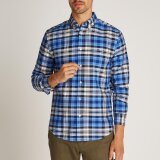 Tommy Hilfiger  - Tommy Hilfiger - Oxford heritage plaid shirt | Skjorte Wedge Blue