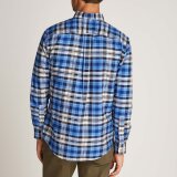 Tommy Hilfiger  - Tommy Hilfiger - Oxford heritage plaid shirt | Skjorte Wedge Blue