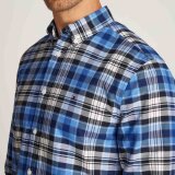 Tommy Hilfiger  - Tommy Hilfiger - Oxford heritage plaid shirt | Skjorte Wedge Blue