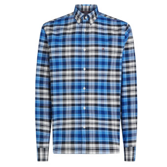 Tommy Hilfiger  - Tommy Hilfiger - Oxford heritage plaid shirt | Skjorte Wedge Blue