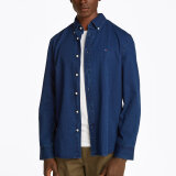 Tommy Hilfiger  - Tommy Hilfiger - TH chambray shirt | Skjorte Dark Blue Chambrey