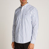 Tommy Hilfiger  - Tommy Hilfiger - TH flex poplin stripe shirt | Skjorte Optic White