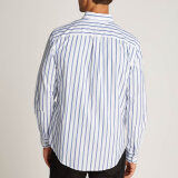 Tommy Hilfiger  - Tommy Hilfiger - TH flex poplin stripe shirt | Skjorte Optic White