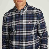 Tommy Hilfiger  - Tommy Hilfiger - Oxford heritage plaid shirt | Skjorte Aegean Sea