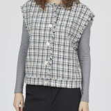 Love&divine ( Dame ) - LOVE&DIVINE - LOVE1265 | VEST GREY/CHECK