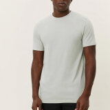 LES DEUX - Les Deux - Nørregaard tonal tee | T-shirt Smoke Green