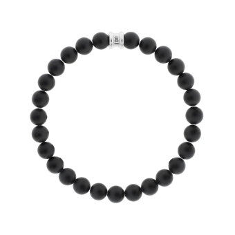 STEEL & BARNETT - Steel & Barnett - Stones Bracelet Basic | Armbånd Sort