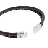 STEEL & BARNETT - Steel & Barnett - Leather bracelet Denby | Armbånd Brun