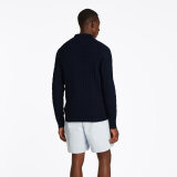 Tommy Hilfiger  - Tommy Hilfiger - Cable zip through | Cardigan Marineblå