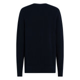 Tommy Hilfiger  - Tommy Hilfiger - Structure crew neck | Strik Marineblå