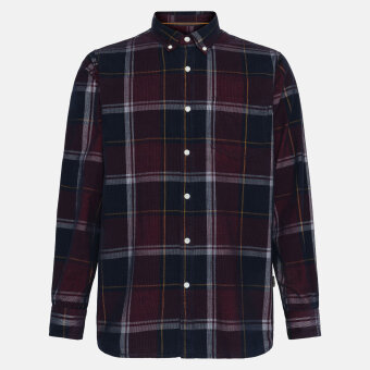 Signal - Signal - Floyd check shirt | Fløjlsskjorte Marineblå