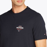 Tommy Hilfiger  - Tommy Hilfiger - Monotype american tee | T-shirt Marineblå