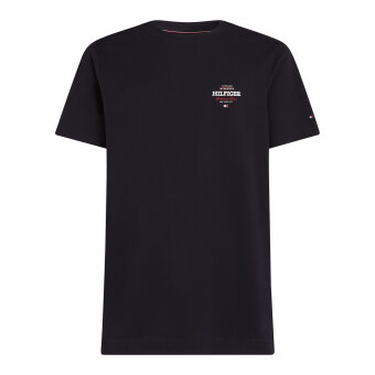 Tommy Hilfiger  - Tommy Hilfiger - Monotype american tee | T-shirt Marineblå