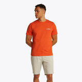 Tommy Hilfiger  - Tommy Hilfiger - Monotype american tee | T-shirt Brilliant Orange