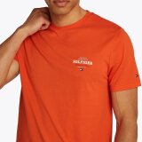 Tommy Hilfiger  - Tommy Hilfiger - Monotype american tee | T-shirt Brilliant Orange