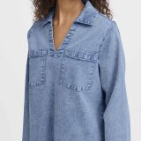 ICHI ( Dame ) - ICHI - IHBONNIES DR | DENIM KJOLE LIGHT BLUE