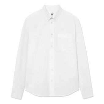 Double A by Wood Wood - Wood Wood Double A - Adam shirt | Skjorte Bright White