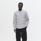 Double A by Wood Wood - Wood Wood Double A - Adam shirt | Skjorte Charcoal Grey