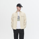 Double A by Wood Wood - Wood Wood Double A - Axl herringbone shirt | Skjorte Sand Grey