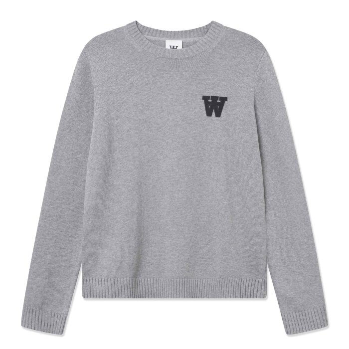 Double A by Wood Wood - Wood Wood Double A - Tay crew neck | Light Melange