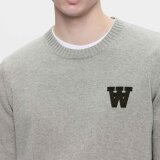 Double A by Wood Wood - Wood Wood Double A - Tay crew neck | Light Melange