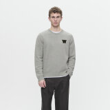 Double A by Wood Wood - Wood Wood Double A - Tay crew neck | Light Melange