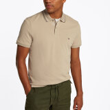 Tommy Hilfiger  - Tommy Hilfiger - Placket regular | Polo T-shirt Sandalwood