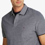 Tommy Hilfiger  - Tommy Hilfiger - Two tone regular | Polo T-shirt Marineblå