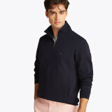 Tommy Hilfiger  - Tommy Hilfiger - Intechno 1/4 zip | Sweatshirt Marineblå