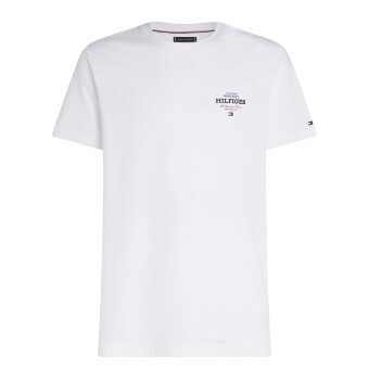 Tommy Hilfiger  - Tommy Hilfiger - Monotype american tee | T-shirt Hvid