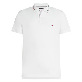 Tommy Hilfiger  - Tommy Hilfiger - Placket regular | Polo T-shirt Hvid