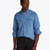 Tommy Hilfiger  - Tommy Hilfiger - Western denim shirt | denim Skjorte Blue Denim