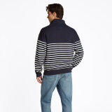 Tommy Hilfiger  - Tommy Hilfiger - Placed stribe | Sweatshirt Navy Ecru