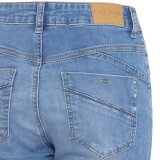 Pulz Jeans ( Dame )  - PULZ - PZCARMEN EMB. HW | JEANS LIGHT BLUE DENIM