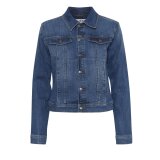 Pulz Jeans ( Dame )  - PULZ - PZKATJA DENIM JACKET | COWBOYJAKKE MEDIUM BLUE