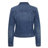 Pulz Jeans ( Dame )  - PULZ - PZKATJA DENIM JACKET | COWBOYJAKKE MEDIUM BLUE