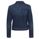 Pulz Jeans ( Dame )  - PULZ - PZKATJA DENIM JACKET | COWBOYJAKKE DARK BLUE