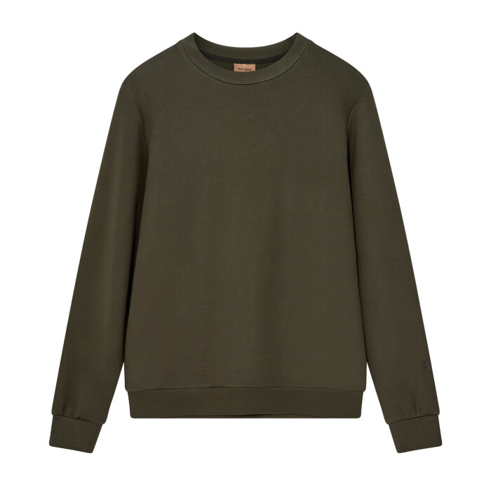 Mos Mosh Gallery - Mos Mosh - Abel crew neck | Sweatshirt Army Green