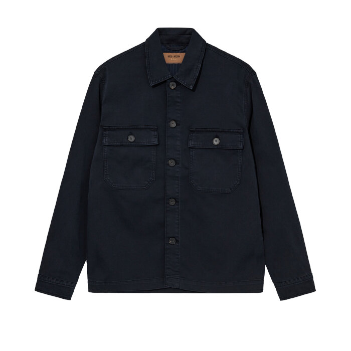 Mos Mosh Gallery - Mos Mosh - Matteo soft | Overshirt Navy