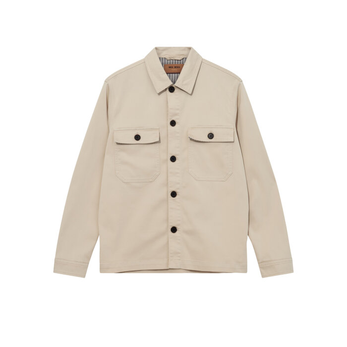 Mos Mosh Gallery - Mos Mosh - Matteo soft | Overshirt Warm Beige